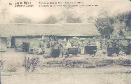 Belgian congo mateba - congo, oil
